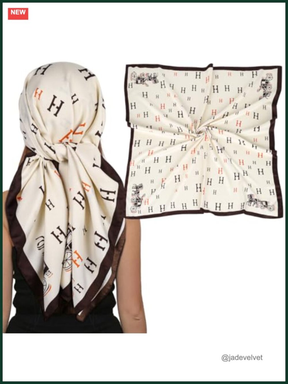 Silk Feel Satin Square Scarf for Hair Wrapping Sleeping Headscarf Neck Scarf